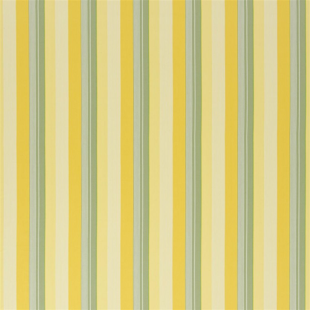 Greenport Stripe - Yellow/green Cutting