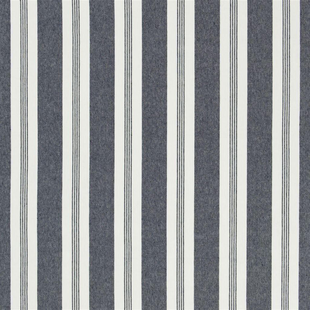 Mill Pond Stripe - Navy/white Cutting