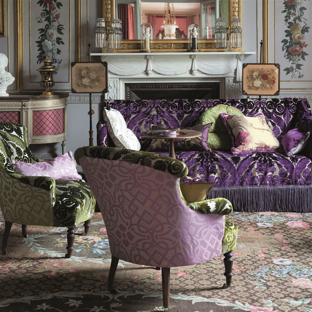 kensington brocade - amethyst