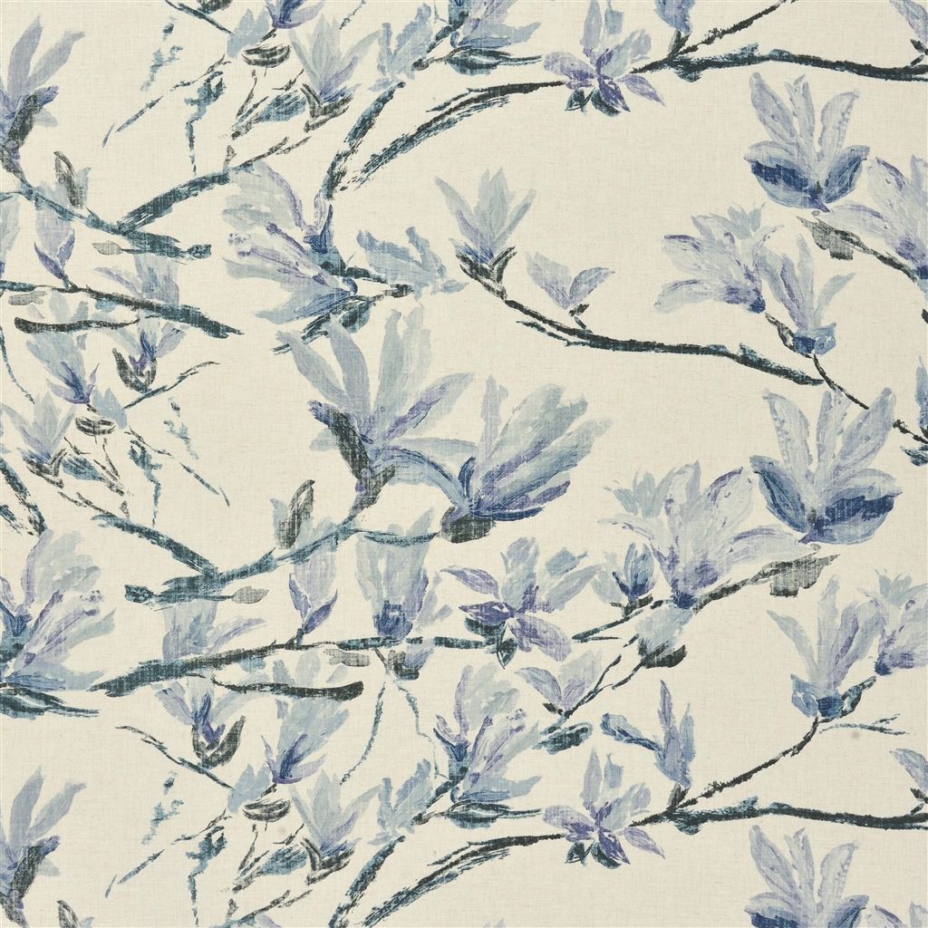 shangri-la lino - graphite fabric