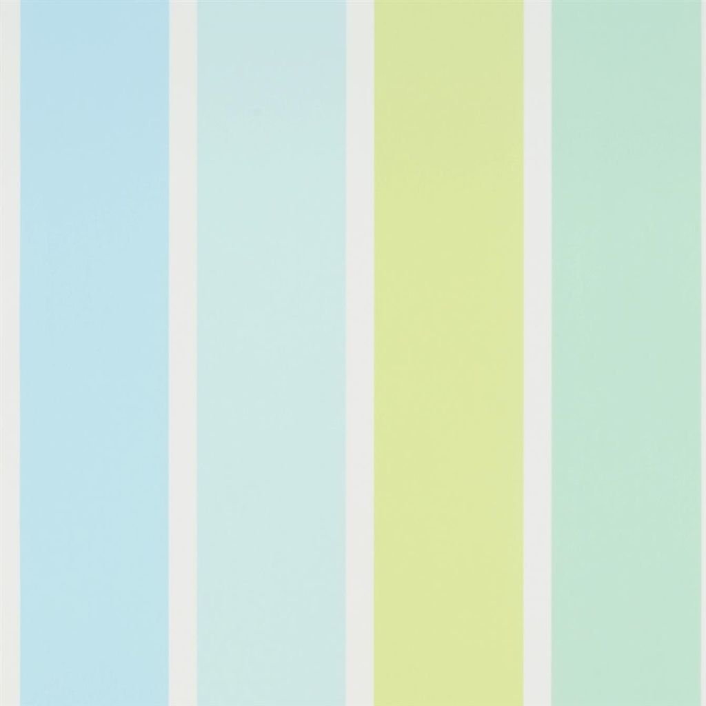 Fun Fair Stripe - Aqua Cutting