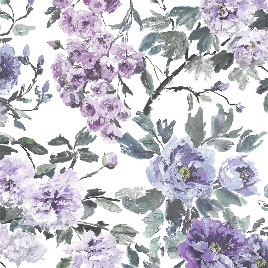 shanghai garden - violet fabric