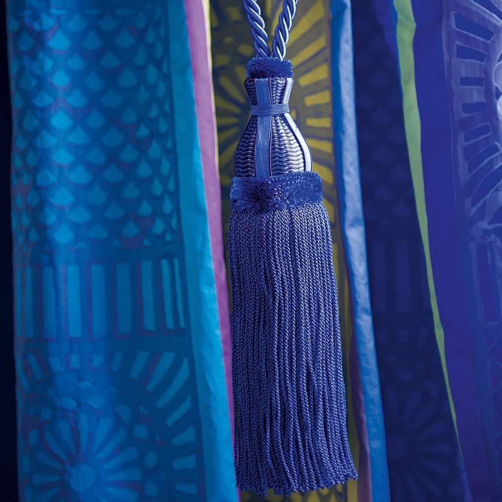 Villesavin tie-back - Cobalt