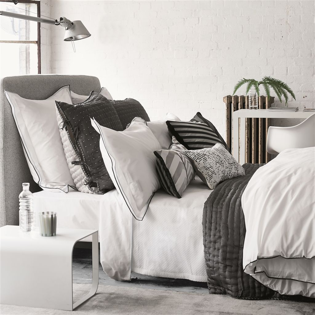 Astor Charcoal And Dove Bedding