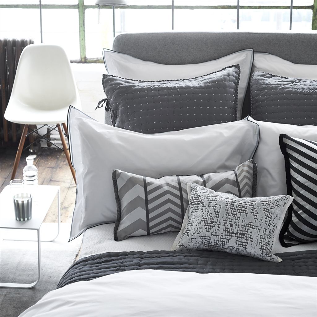 Astor Charcoal And Dove Bedding