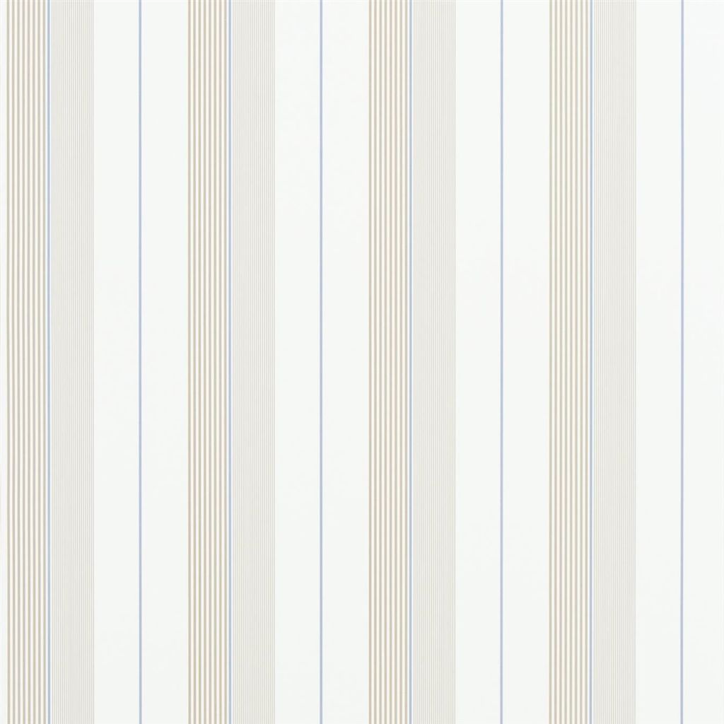 Aiden Stripe - Natural / Blue Cutting