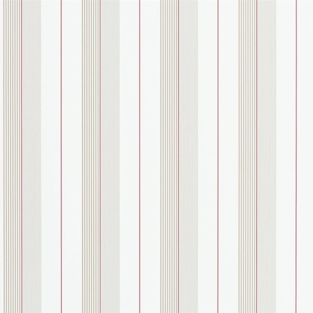 Aiden Stripe - Natural / Red Cutting