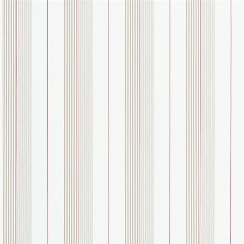 Aiden Stripe - Natural / Red Cutting