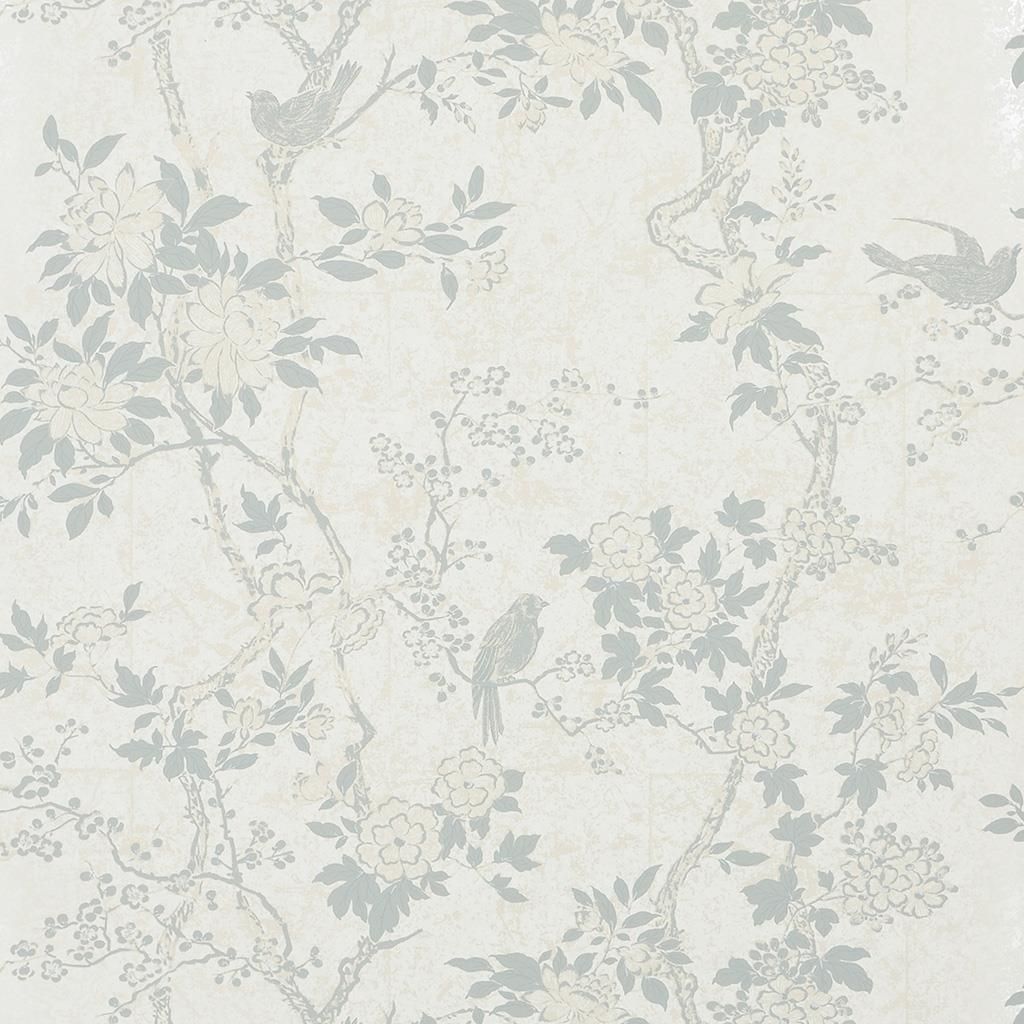 Marlowe Floral - Dove Large Sample