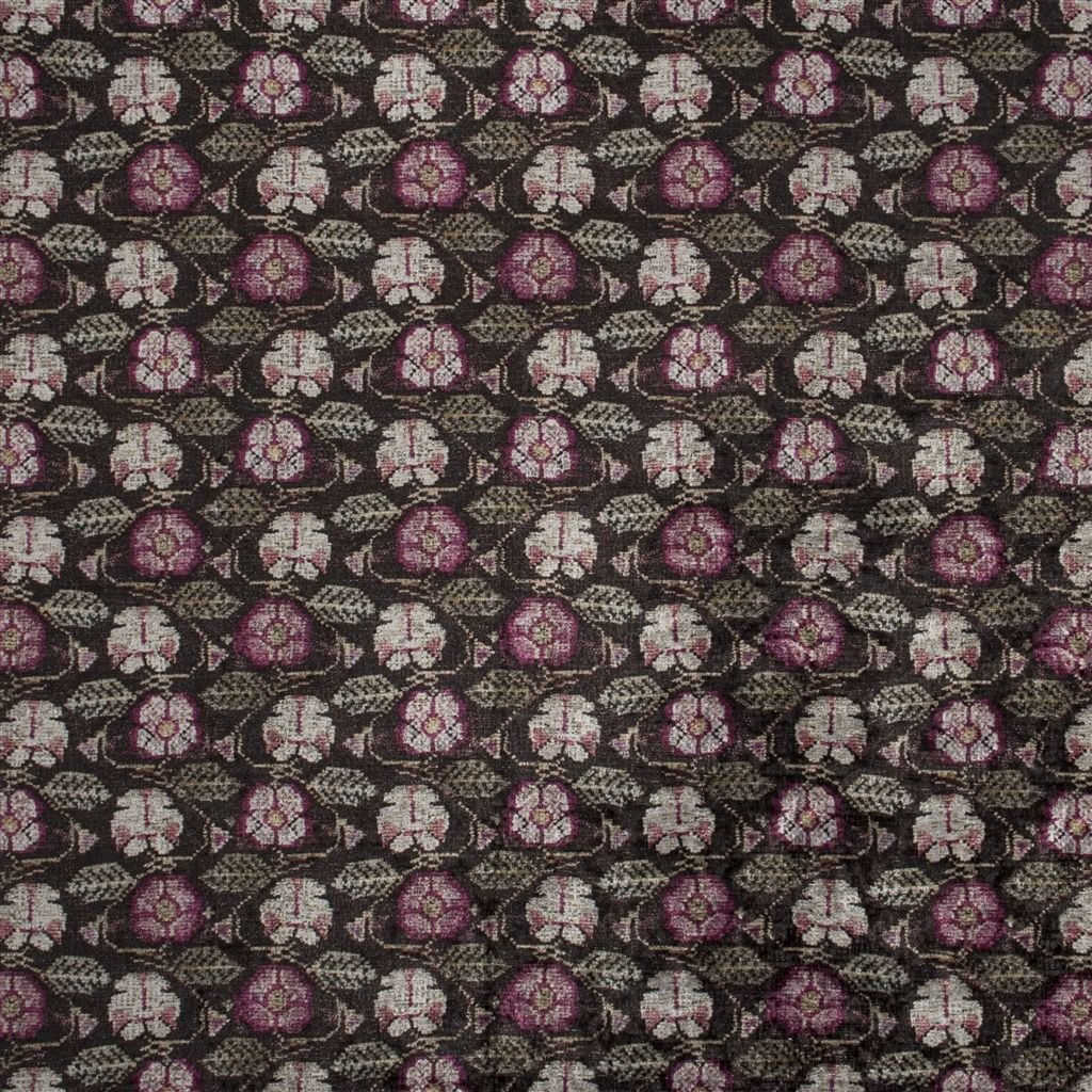 tapestry velvet - amethyst fabric