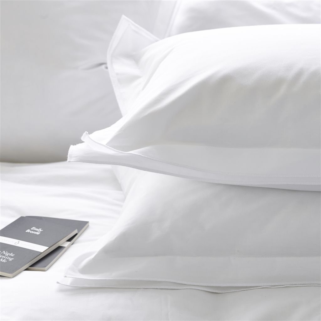 Astor White Cotton Bed Linen