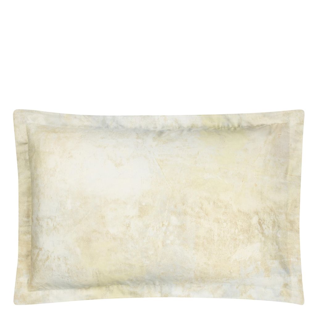 Ghirlanda Ecru Ecru Oxford Pillowcase  - Reverse