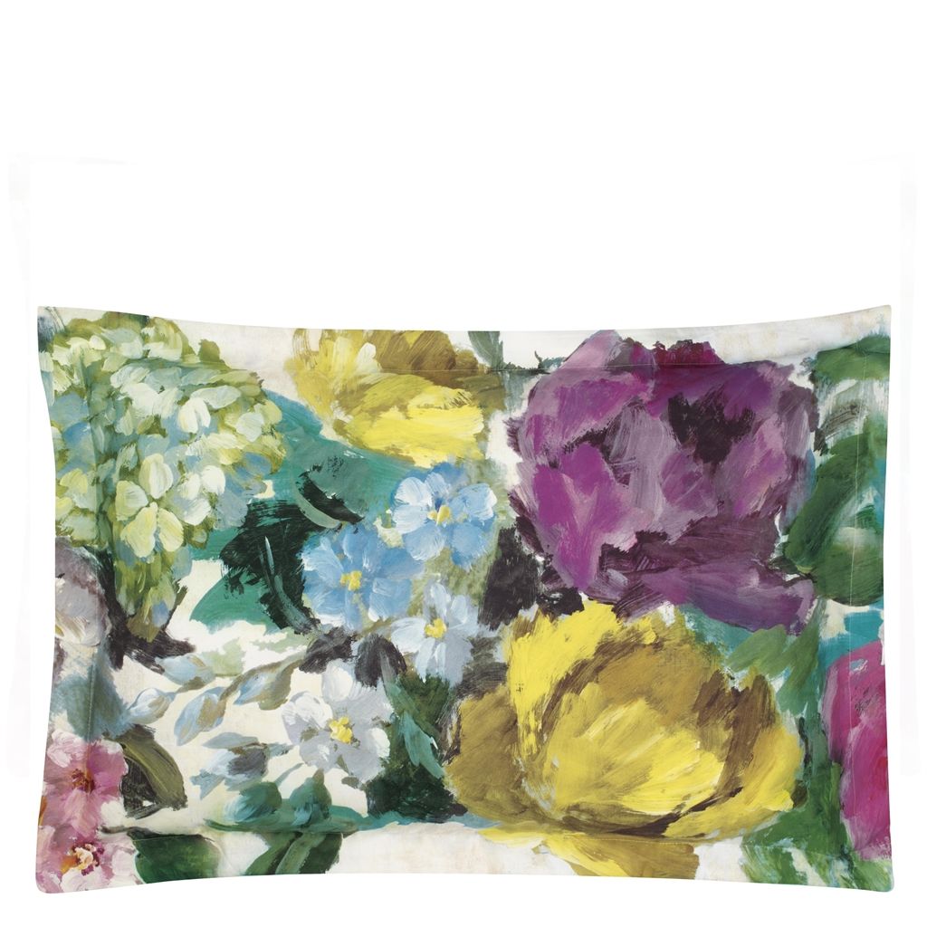 Ghirlanda Ecru Ecru Oxford Pillowcase 