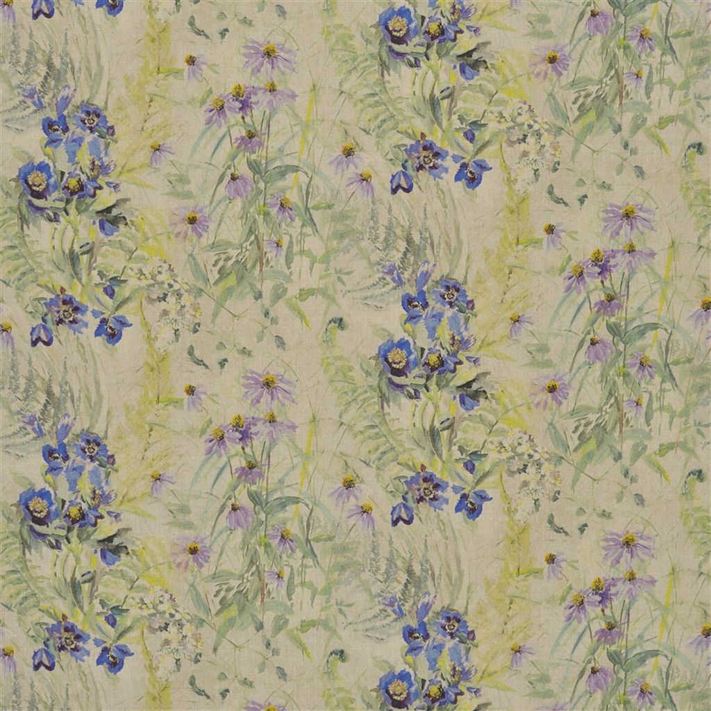 champ de fleurs - amethyst fabric