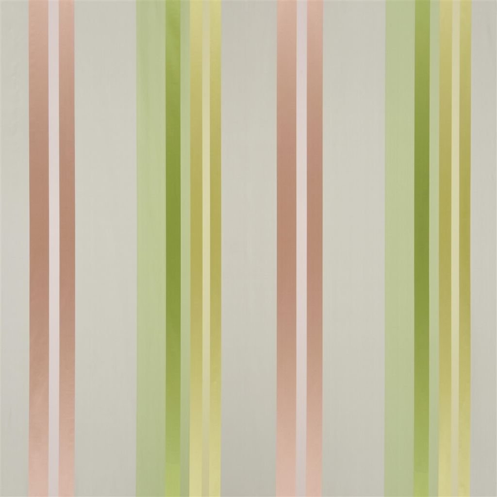 dauphine stripe - leaf fabric