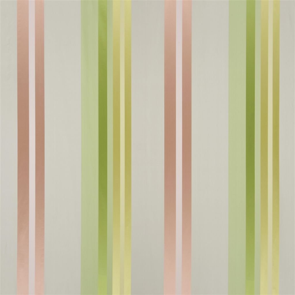 dauphine stripe - leaf fabric