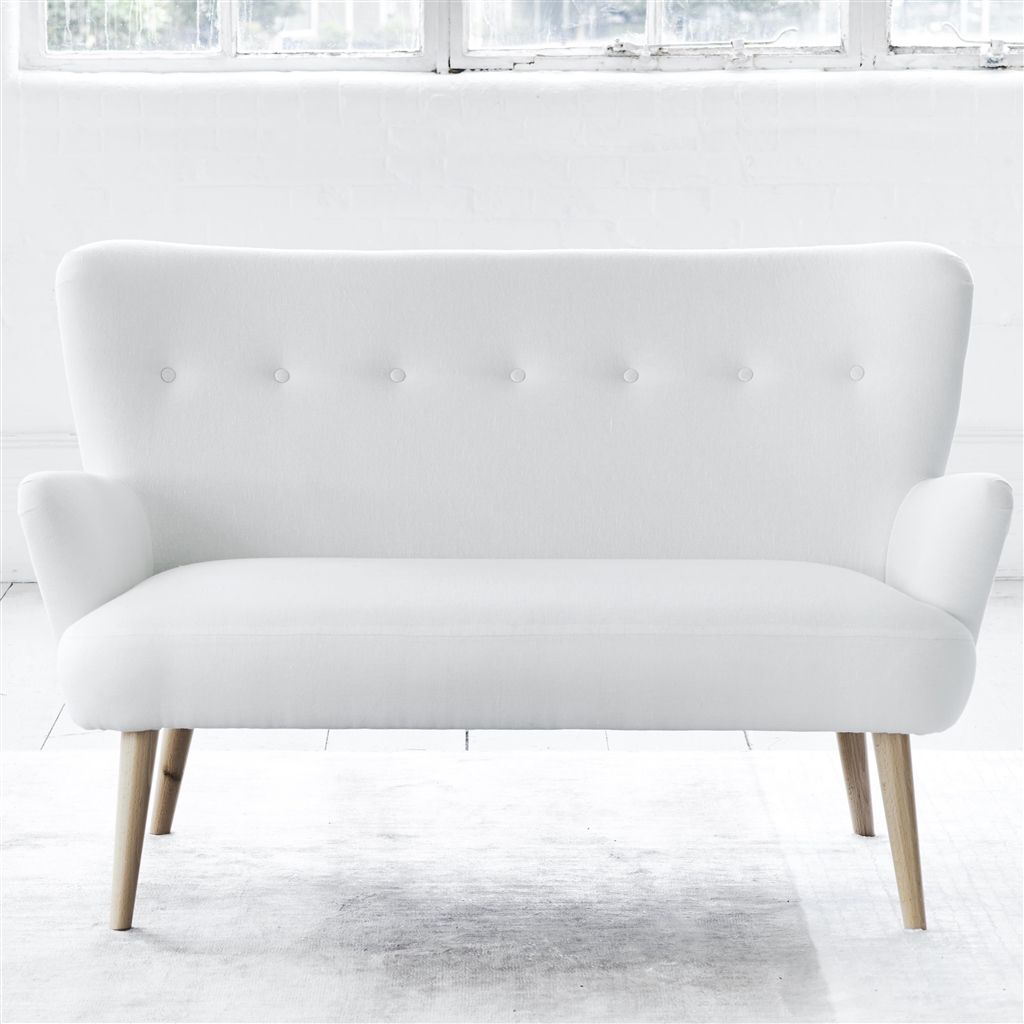 Florence - Two Seater - Beech Leg - Brera Lino Alabaster