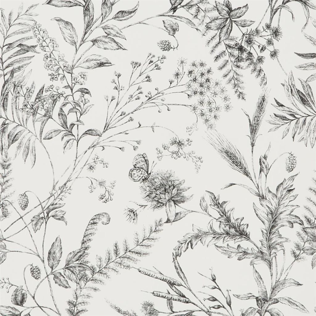 fern toile - etched black