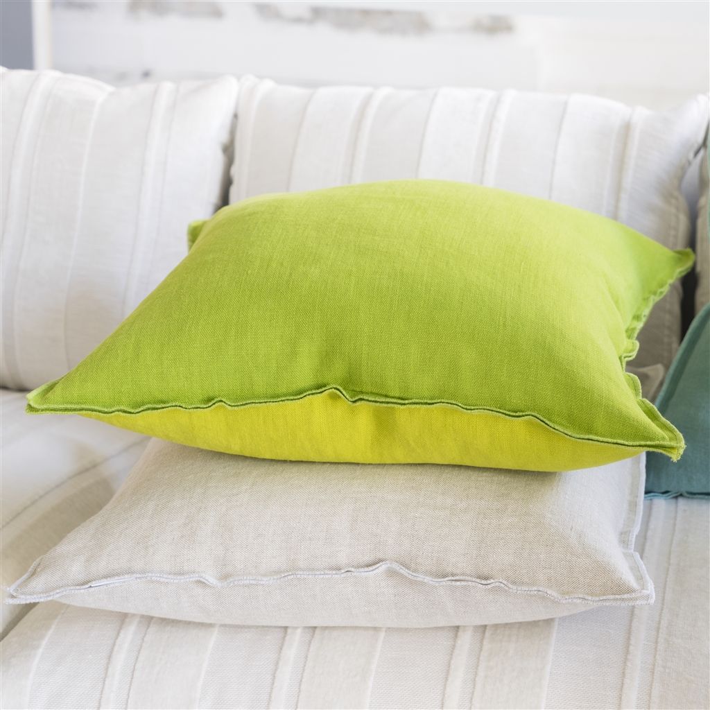 Brera Lino Alabaster Linen Cushion