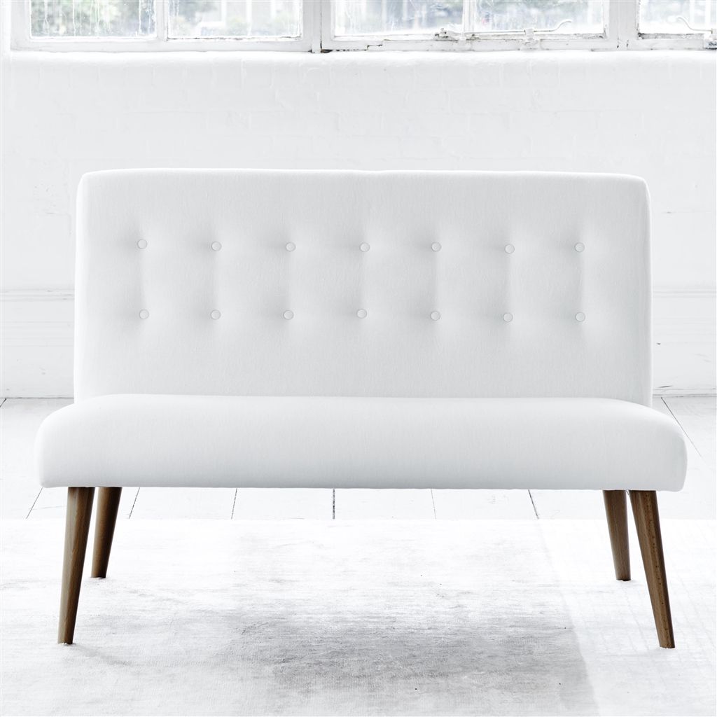 Eva 2 Seater - Walnut Leg - Brera Lino Alabaster