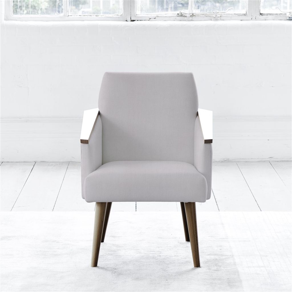 Ray - Chair - Walnut Leg - Brera Lino Platinum