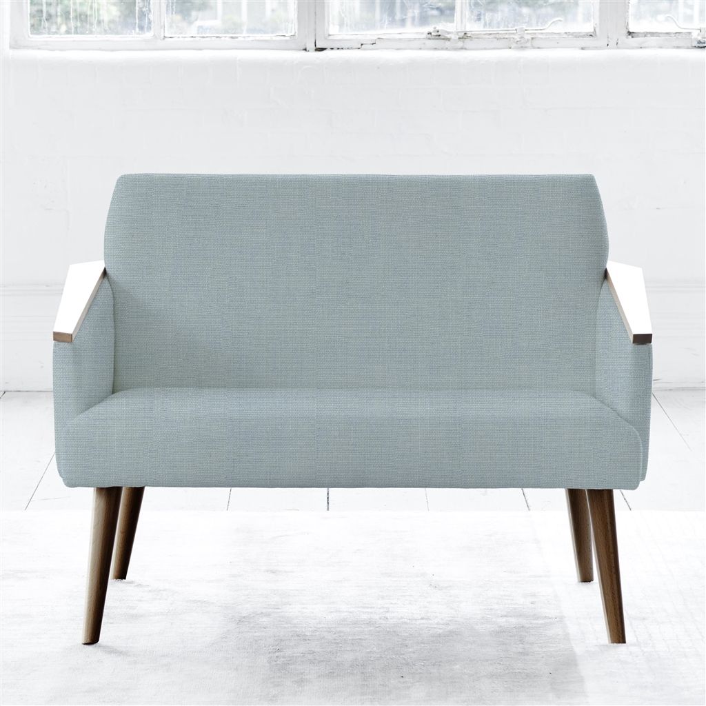 Ray - Two Seater - Walnut Leg - Brera Lino Lapis