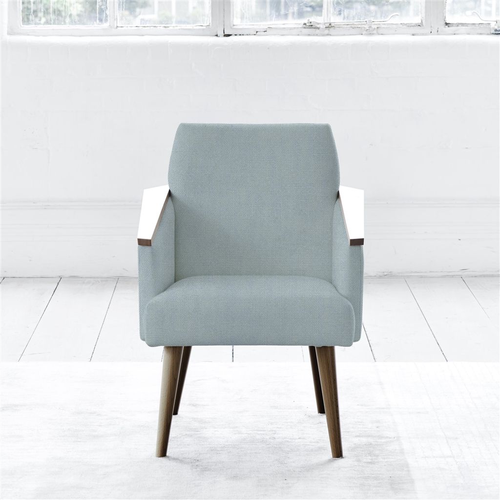 Ray - Chair - Walnut Leg - Brera Lino Lapis