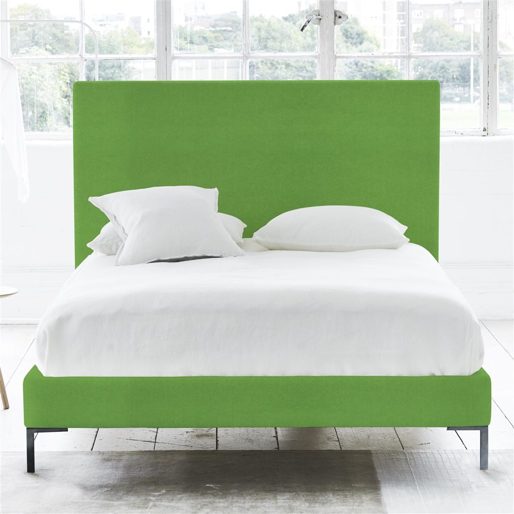 Square Bed - Superking - Metal Leg - Cassia Grass