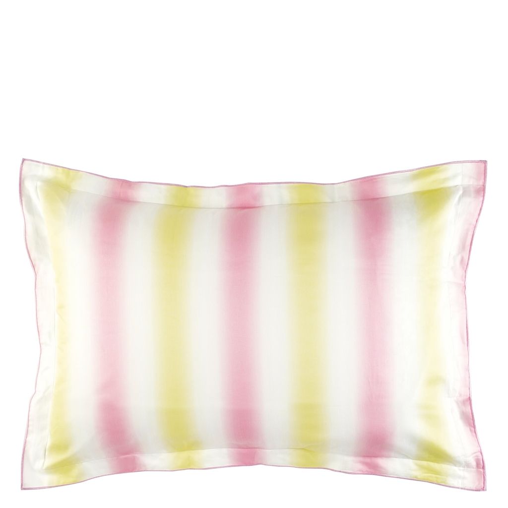 Pavot Cerise Oxford Pillowcase - Reverse