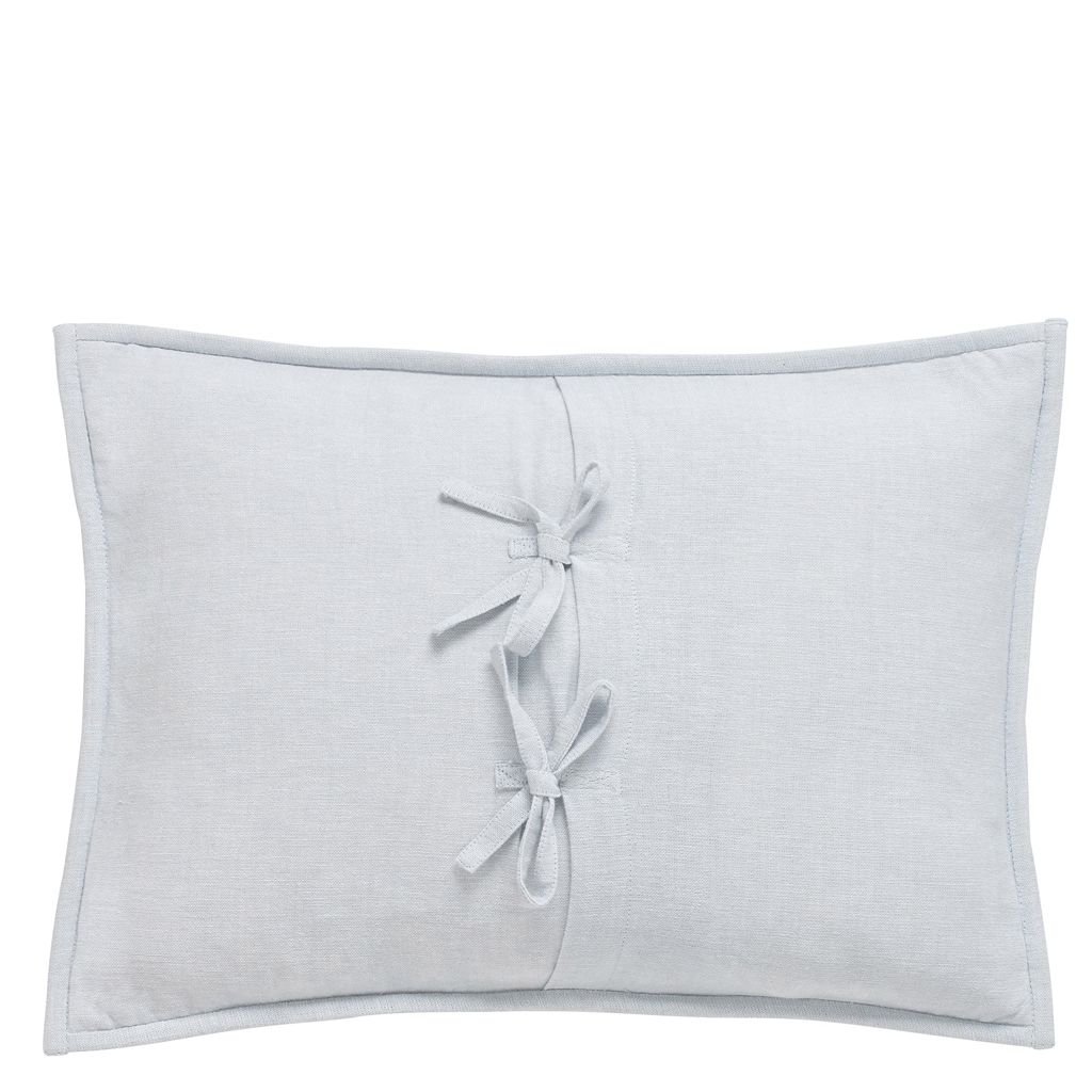 Aurelia Graphite Quilted Cushion - Reverse
