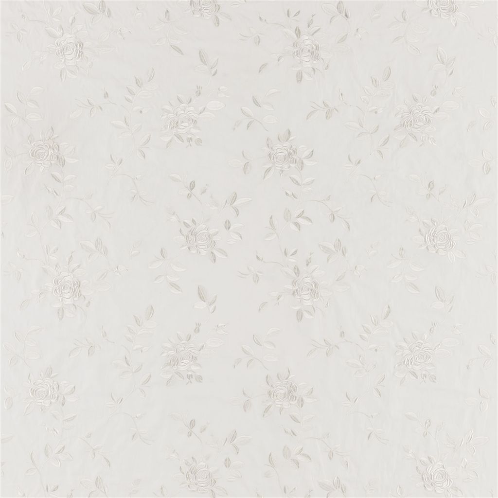 Camilla Embroidery - White Pearl Cutting