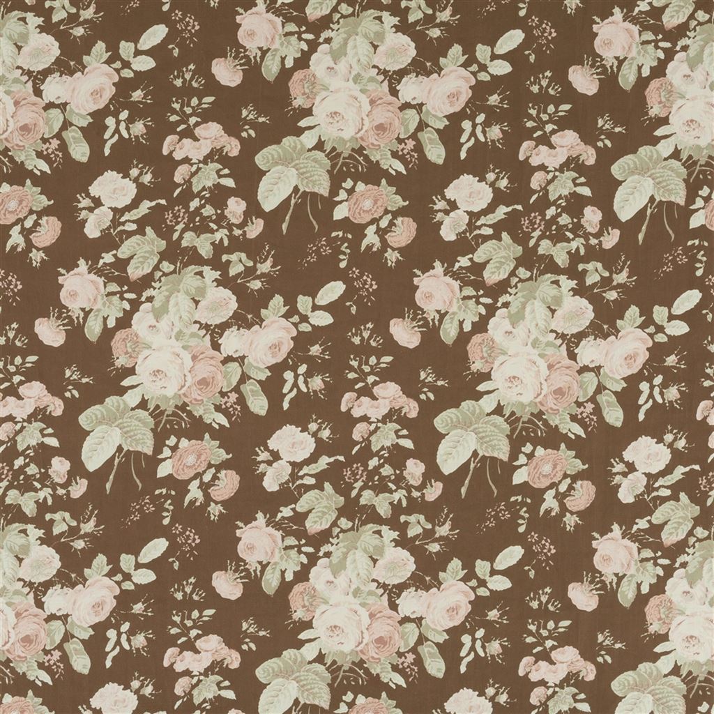 tallulah floral - chocolate