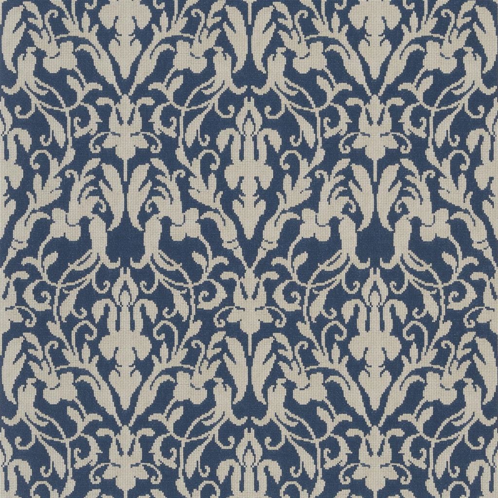 speakeasy damask indigo