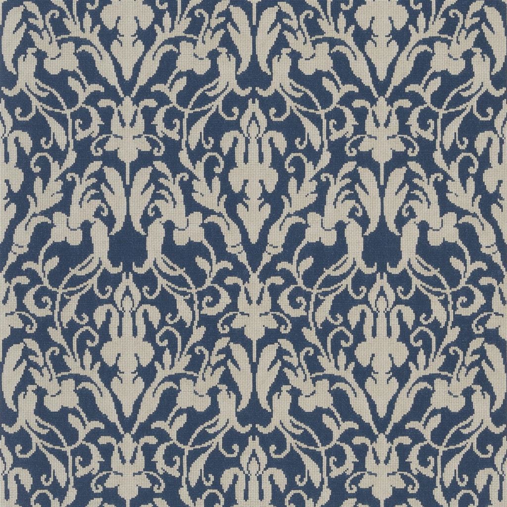 speakeasy damask indigo