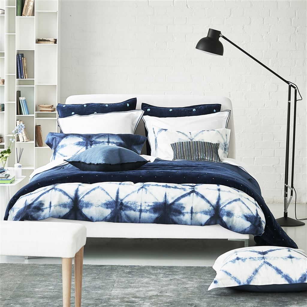 Seraya Indigo Bedding