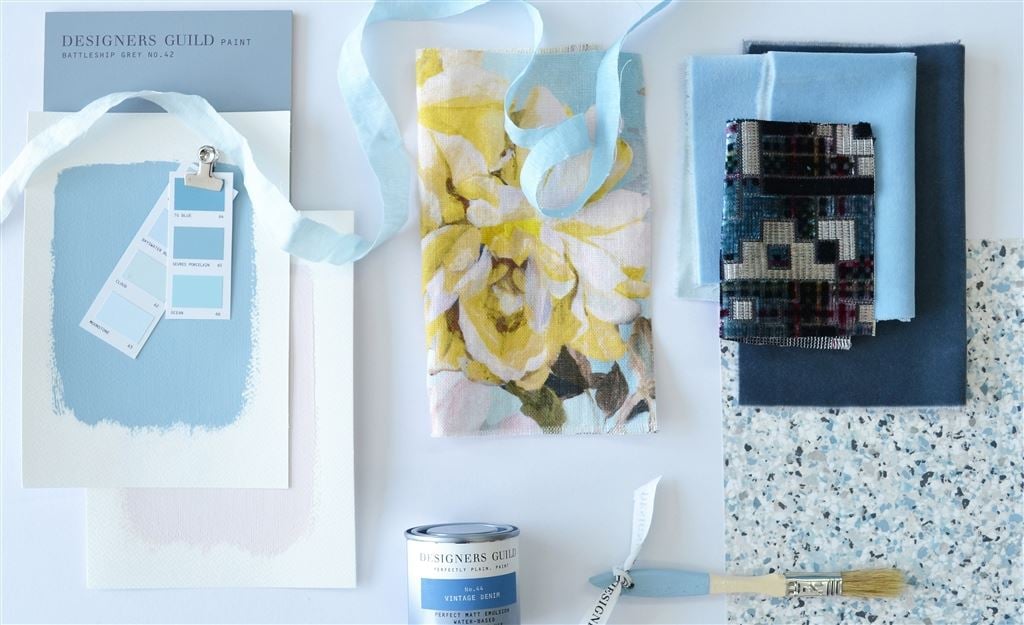 Moodboard: Forties blue                                               