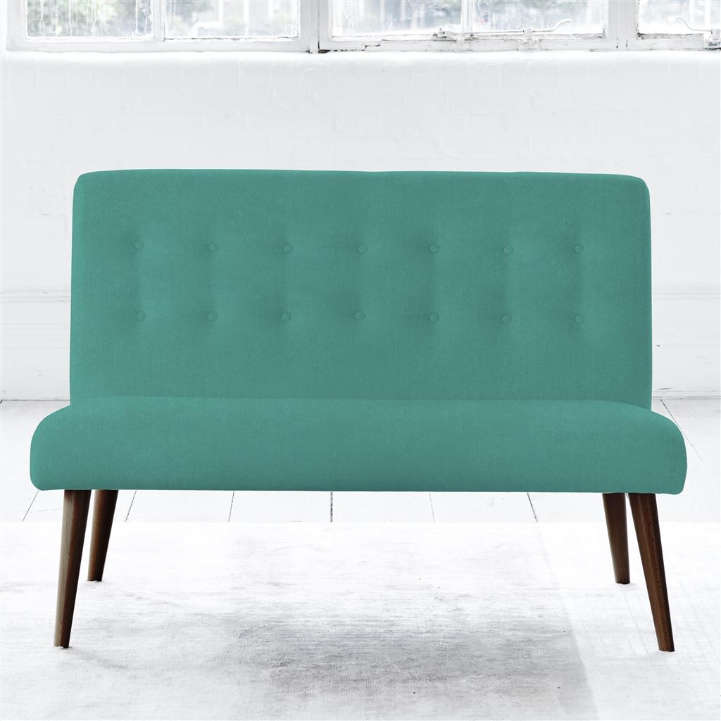 Eva 2 Seater - Walnut Leg - Cassia Ocean