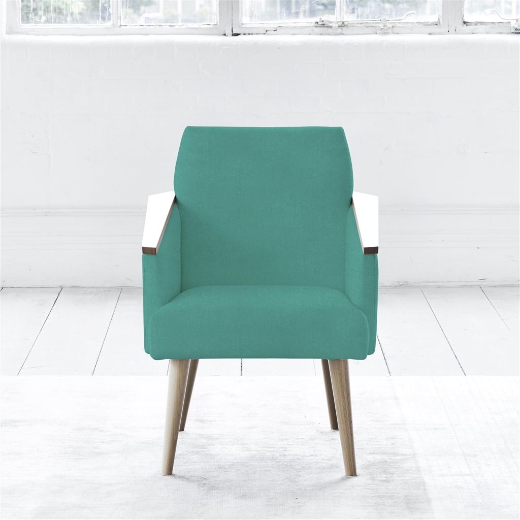 Ray - Chair - Beech Leg - Cassia Ocean