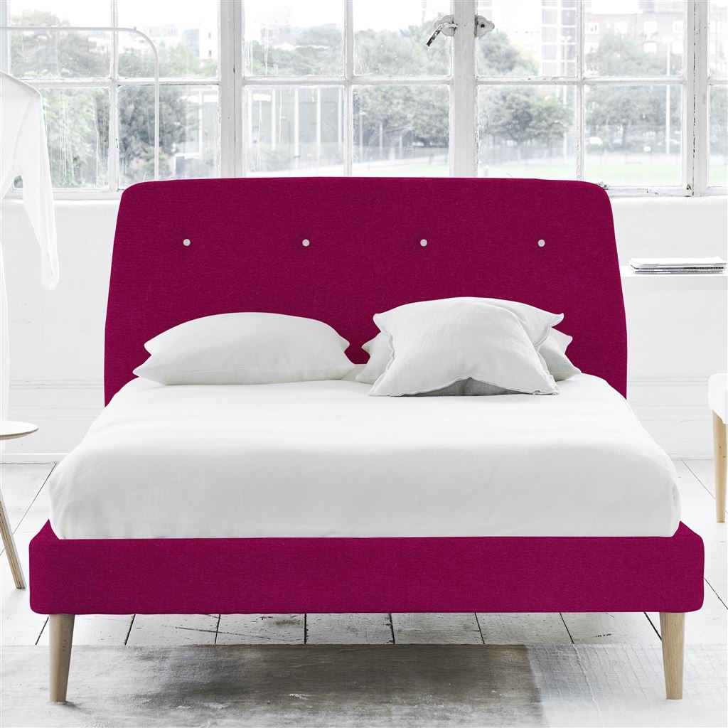 Cosmo Super King Bed in Cassia with a Mattress