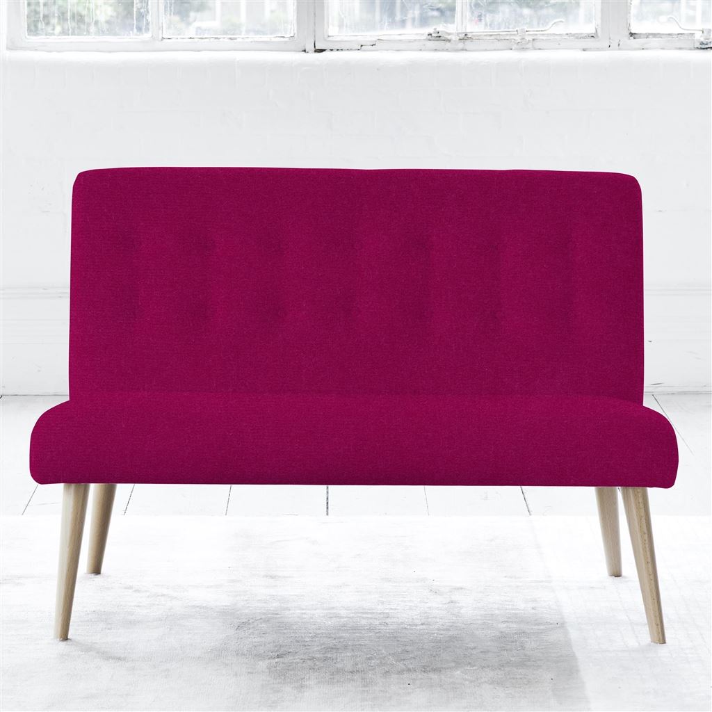 Eva 2 Seater - Beech Leg - Cassia Fuchsia