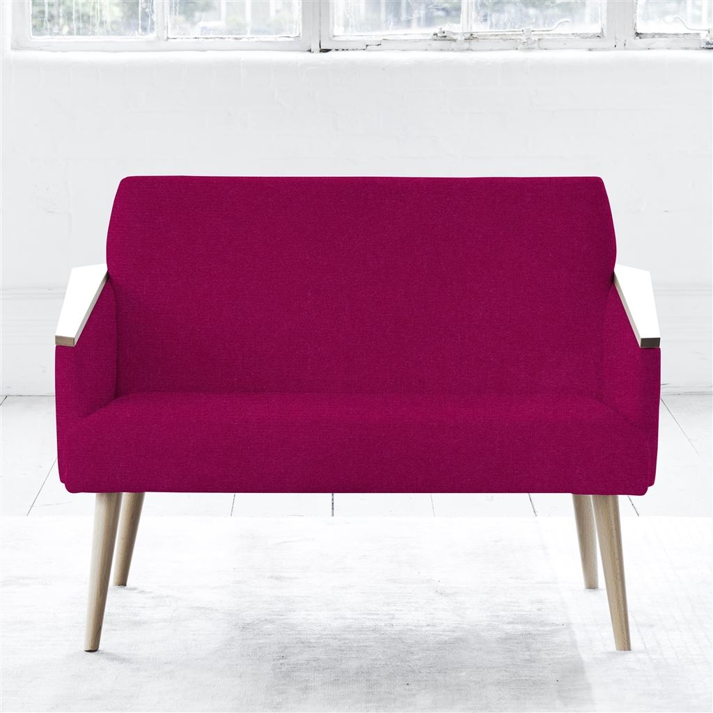 Ray - Two Seater - Beech Leg - Cassia Fuchsia