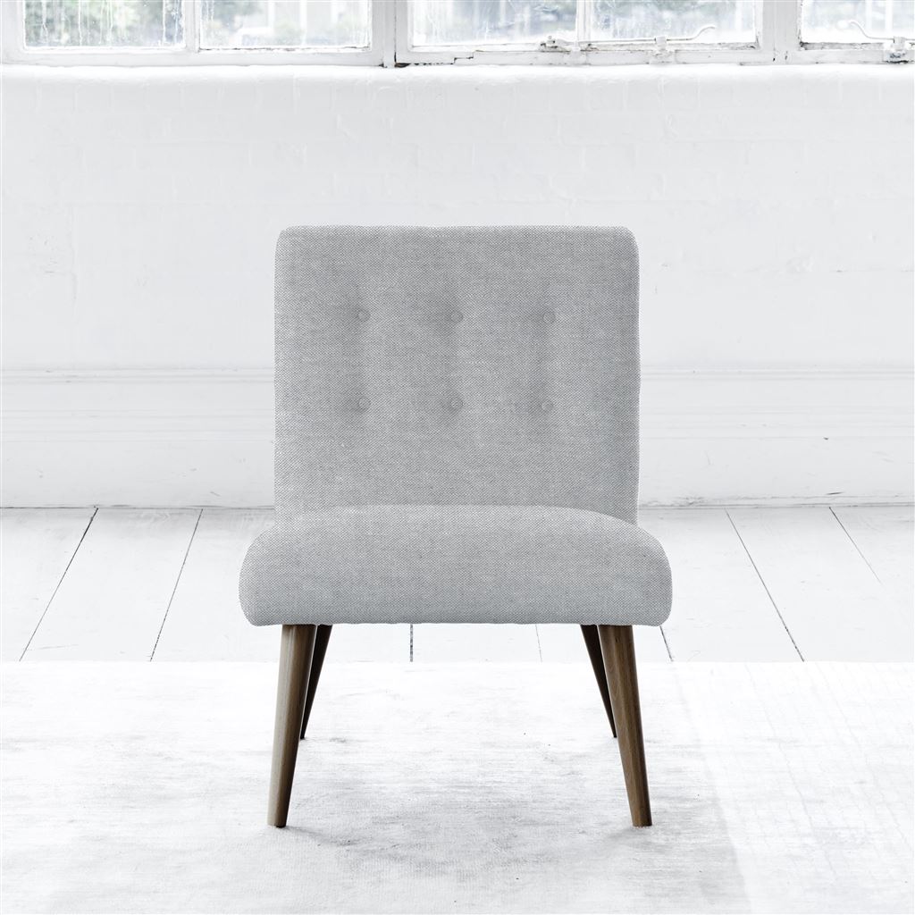 Eva Chair - Walnut Leg - Brera Lino Graphite