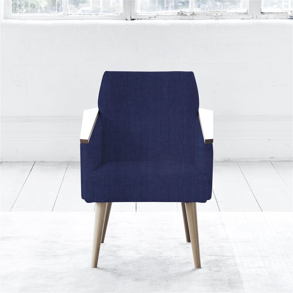 Ray - Chair - Beech Leg - Brera Lino Ultra Marine