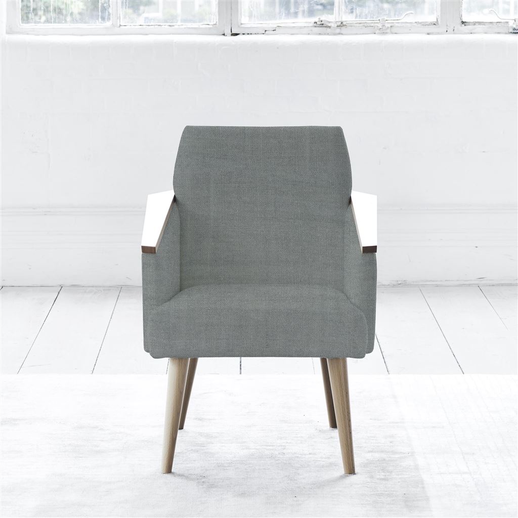 Ray - Chair - Beech Leg - Brera Lino Zinc