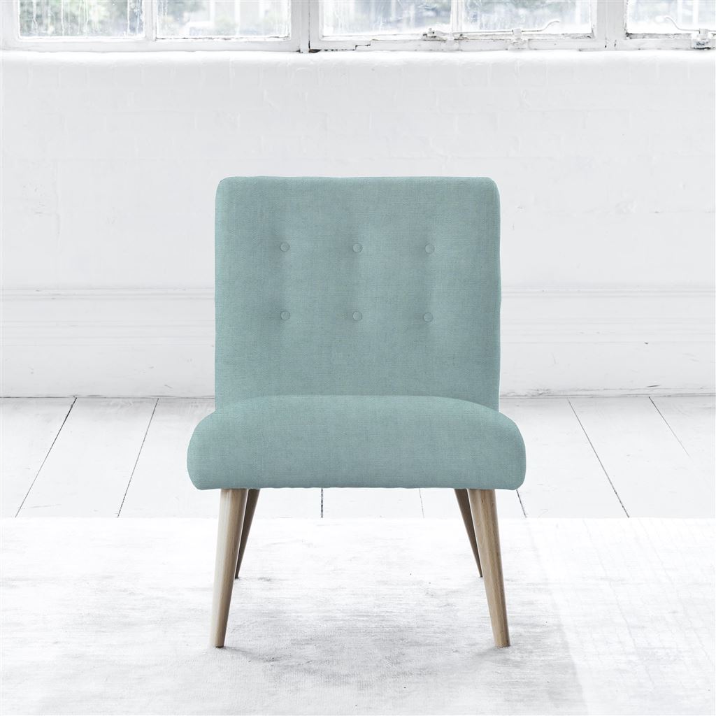 Eva Chair - Beech Leg - Brera Lino Celadon