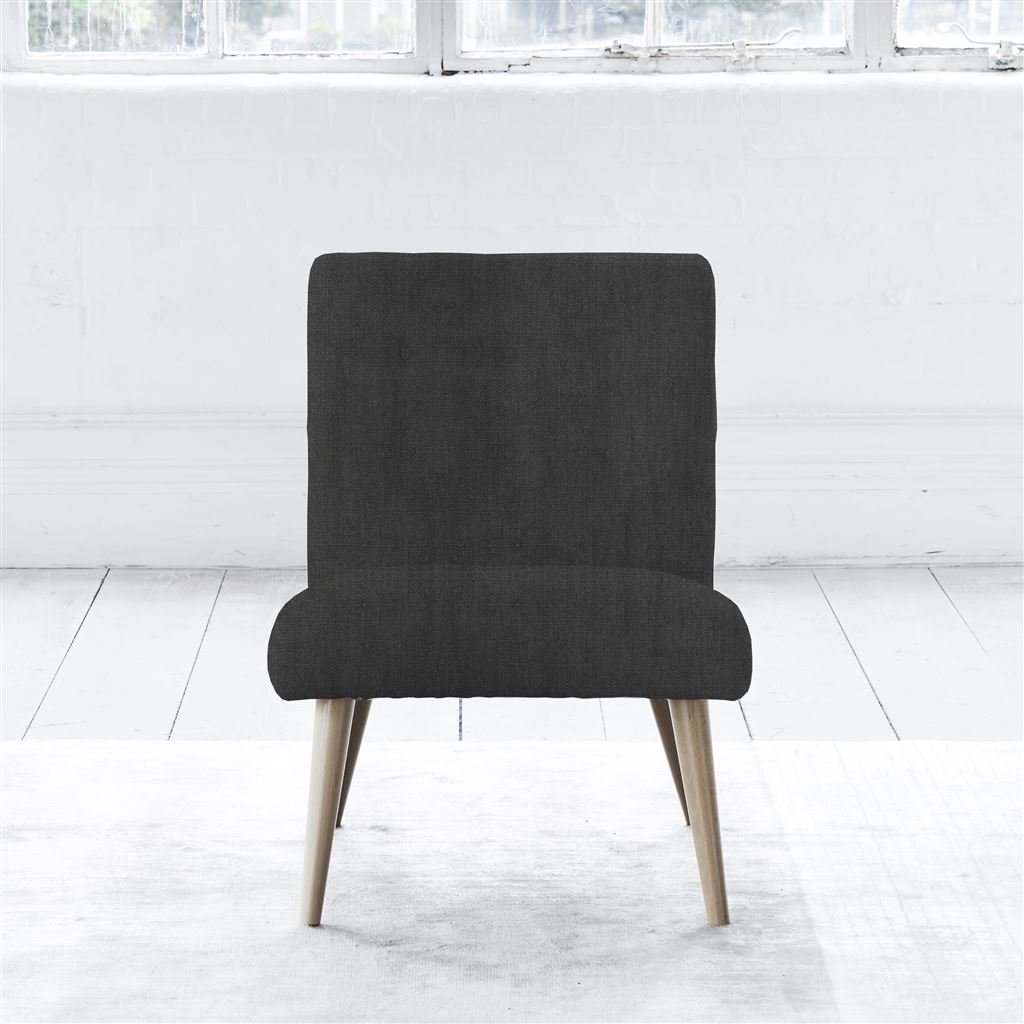 Eva Chair - Beech Leg - Brera Lino Espresso