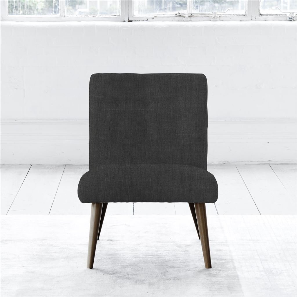 Eva Chair - Walnut Leg - Brera Lino Espresso