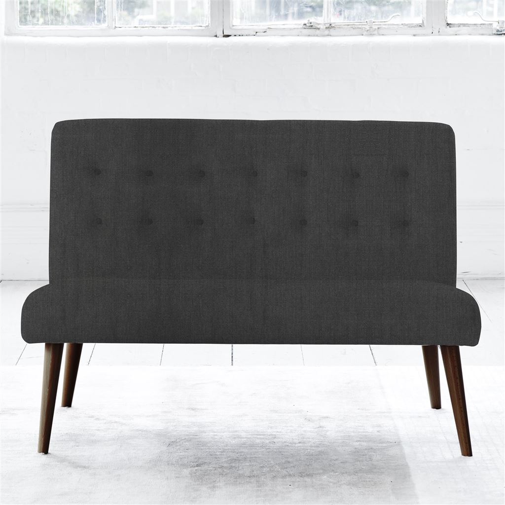 Eva 2 Seater - Walnut Leg - Brera Lino Espresso