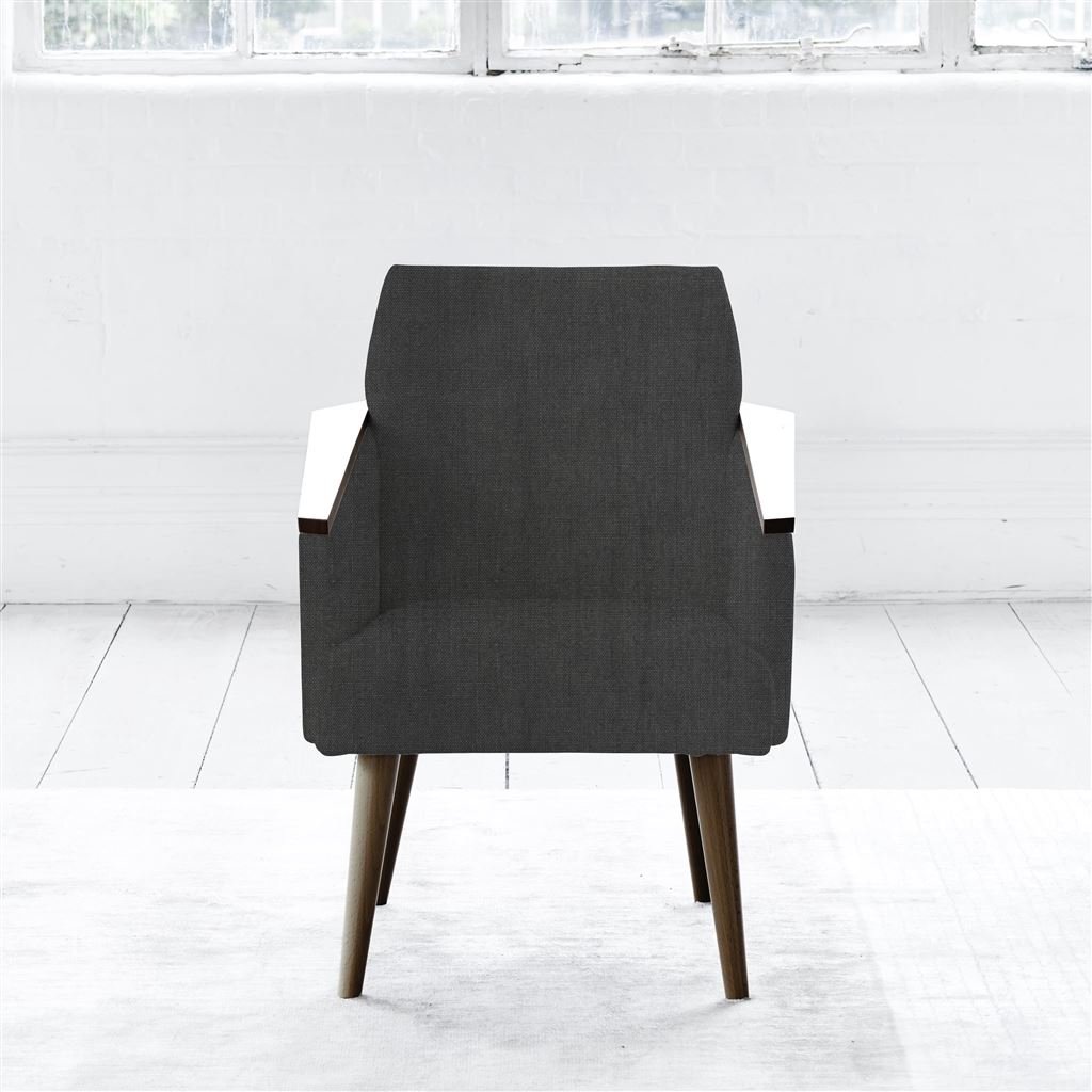 Ray - Chair - Walnut Leg - Brera Lino Espresso