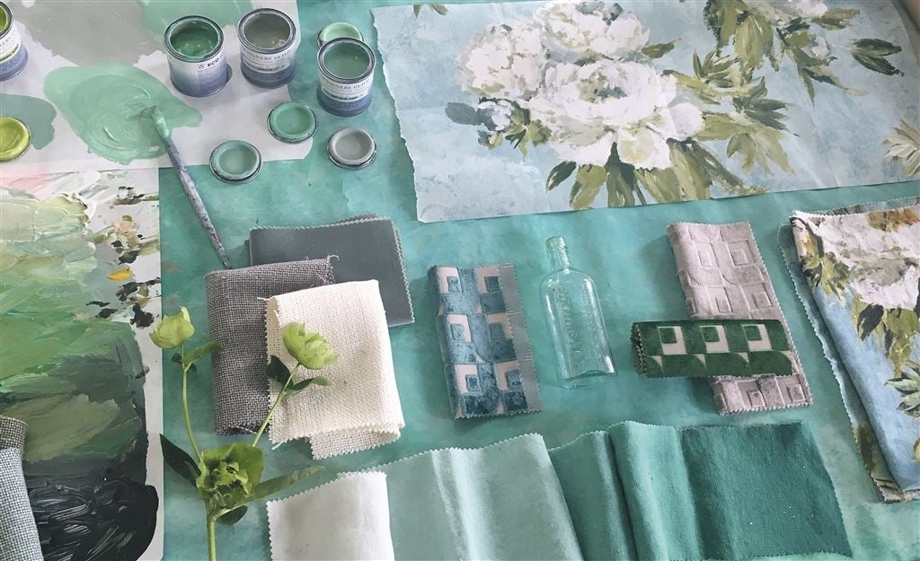 Colour palette | Celadon and Pale Jade                                